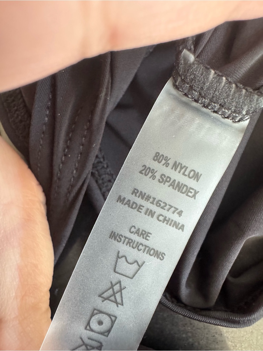 Mono B Black Bodysuit with Orange Logo Tag - Picture 4 of 4